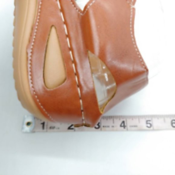 Yasirun Shoes Yasirun Womens Slingback Sandals Brown Hook And Loop